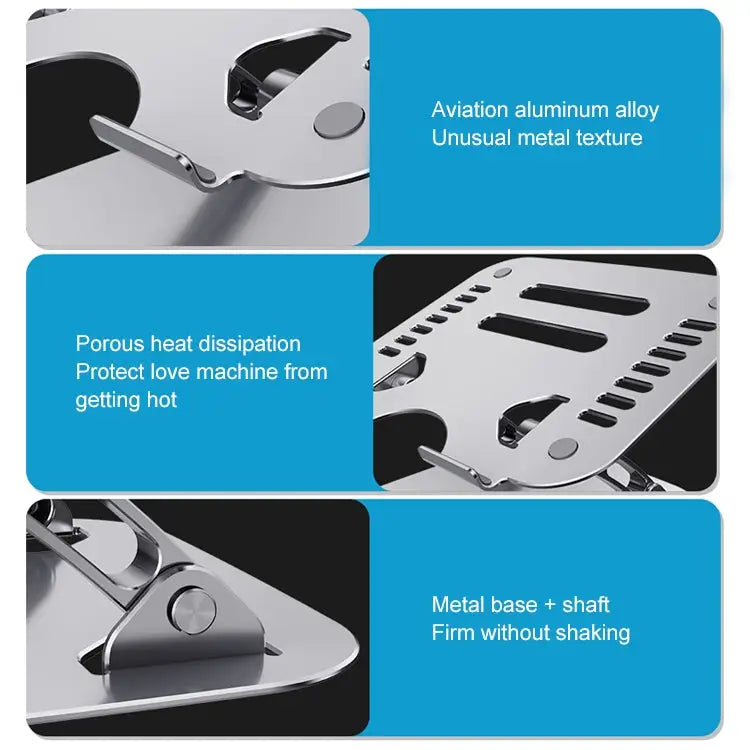 R-JUST HZ08 Two Holes Lifting Adjustable Laptop Holder HZ08 - HZ08