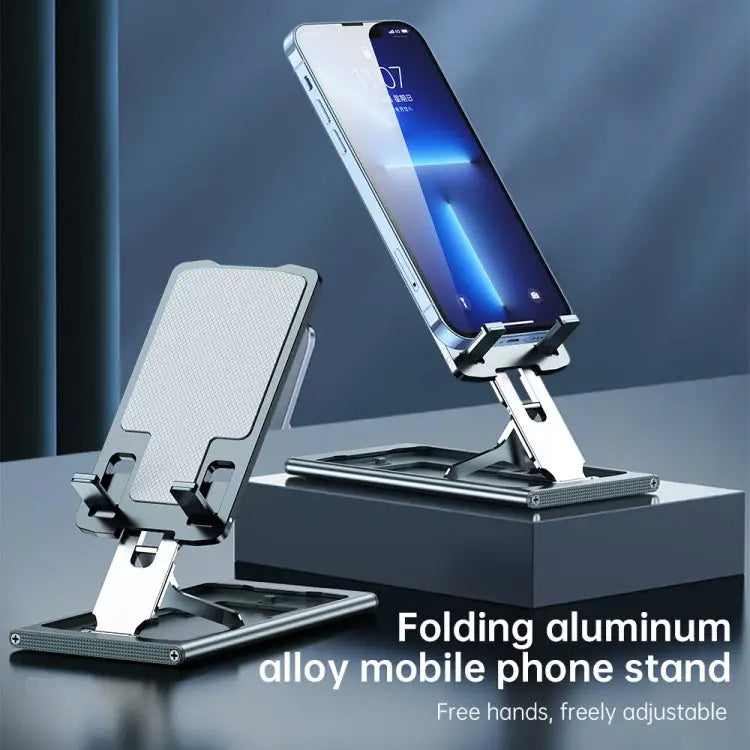 R-JUST hz16 Slim Phone Desktop Holder - Rose Gold + Mirror Noodle