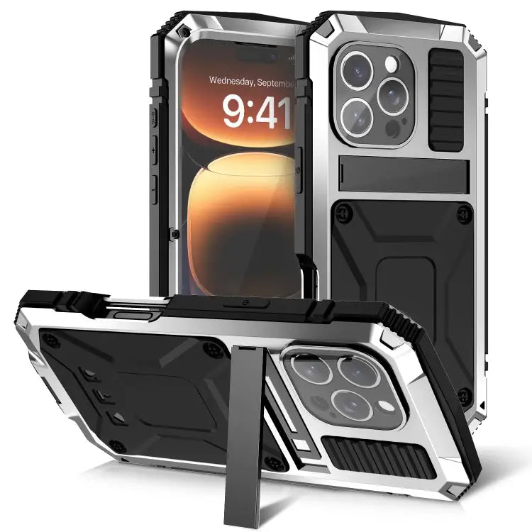 R-JUST Life Waterproof Dustproof Shockproof Phone Case For iPhone 16e For iPhone 16 Pro Max For iPhone 16 Pro