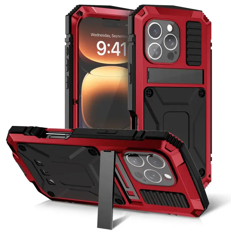 R-JUST Life Waterproof Dustproof Shockproof Phone Case For iPhone 16e For iPhone 16 Pro Max For iPhone 16 Pro