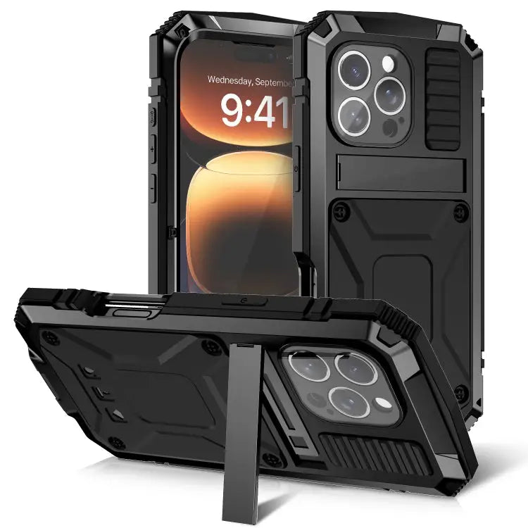 R-JUST Life Waterproof Dustproof Shockproof Phone Case For iPhone 16e For iPhone 16 Pro Max For iPhone 16 Pro
