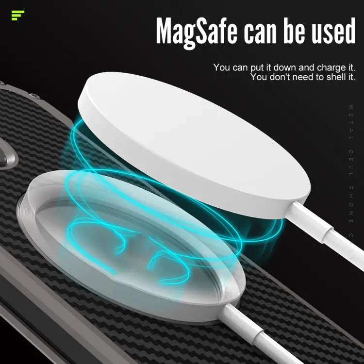 R-JUST RJ51 Hollow Shockproof Metal Phone Case For iPhone 14 For iPhone 14 Plus For iPhone 14 Pro For iPhone 14 Pro Max