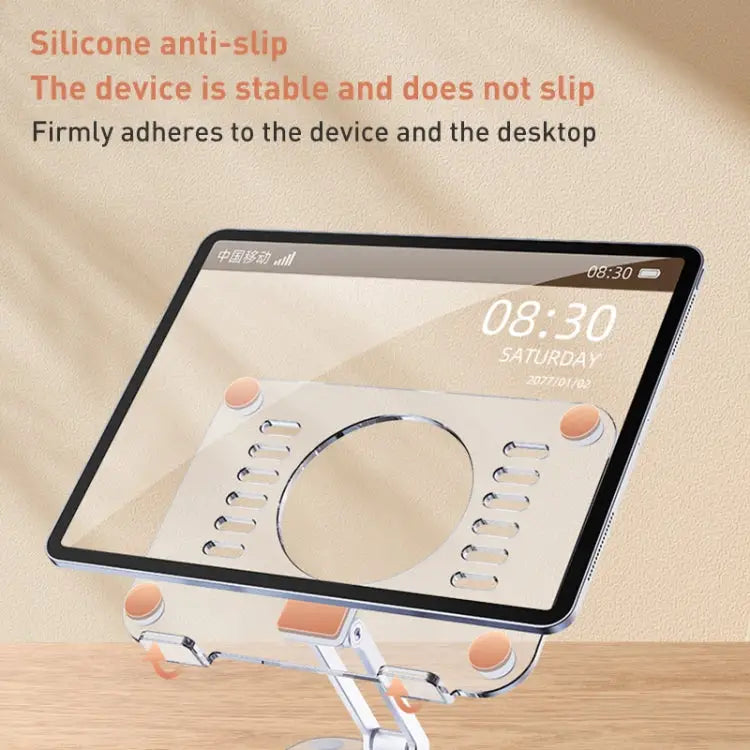 R-JUST T632 Acrylic 360 Degree Rotating Desktop Tablet Stand T632 Tablet Stand - T632 Tablet Stand