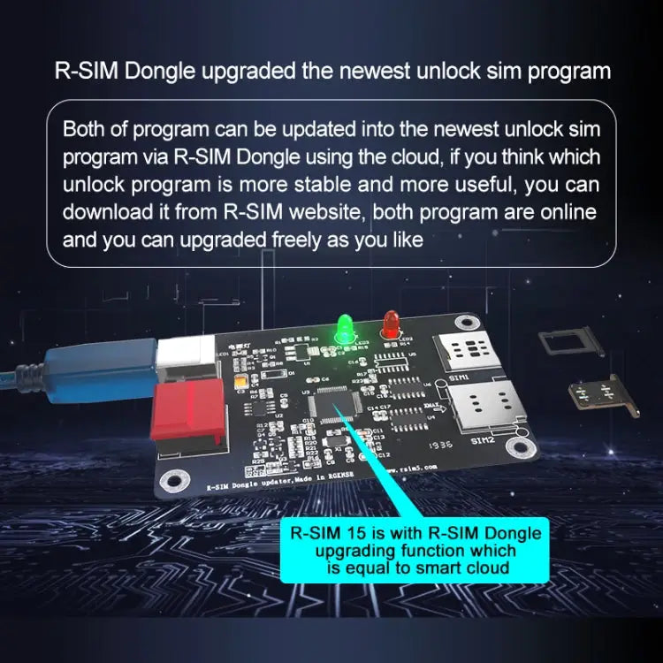 R-SIM 15 Dual CPU Aegis Cloud Upgraded Version iOS 13 System Universal Unlocking Card for iPhone 11 Pro Max iPhone 11
