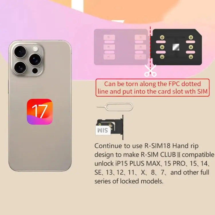 R-SIM CLUB 2 Unlock Card For IOS18 System iPhone Series R-SIM CLUB 2 - R-SIM CLUB 2 - Apple Accessories