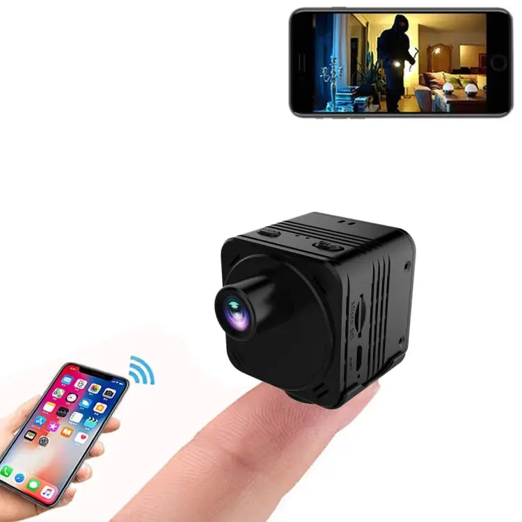 R89 Full HD 1080P WiFi Mini DV Recorder Camera Support Monitor Detection & Night Vision & Loop Recording & TF Card R89