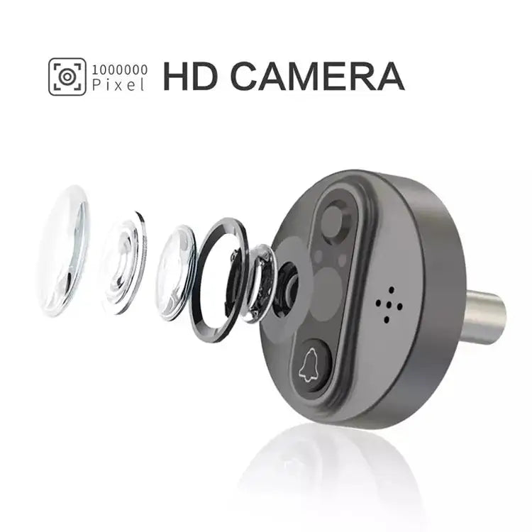 R9 4.3 inch WiFi Smart Video Visual Electronic Peephole Doorbell R9 - R9 / Black