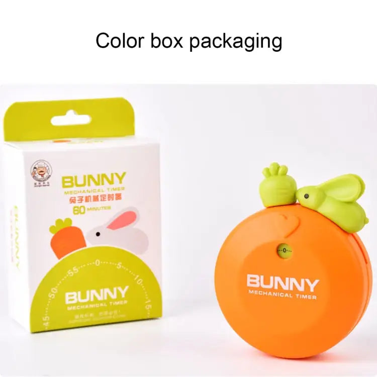 Rabbit 60 Minutes Mechanical Kitchen Cooking Count Down Alarm Timer Home Decorating Gadget Random Color Delivery RB277