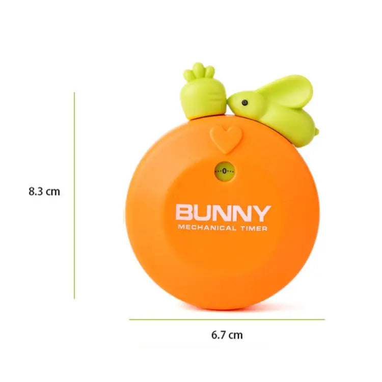 Rabbit 60 Minutes Mechanical Kitchen Cooking Count Down Alarm Timer Home Decorating Gadget Random Color Delivery RB277