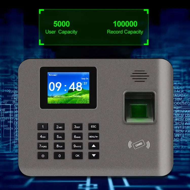 Realand AL325 Fingerprint Time Attendance with 2.4 inch Color Screen & ID Card Function & WiFi AL325 - AL325