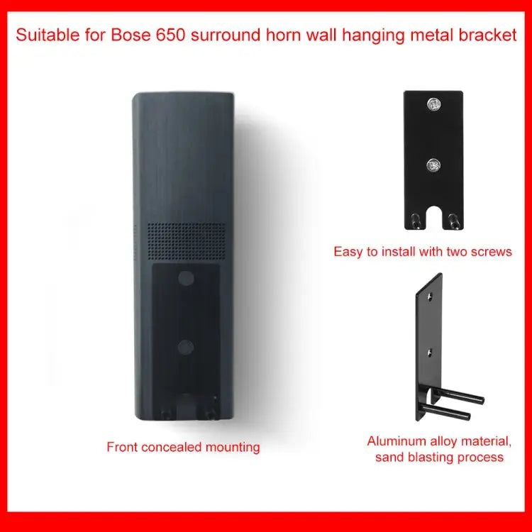Rear Surround Speaker Metal Wall-mounted Bracket For Bose LifeStyle 650 - For Bose LifeStyle 650 - Apple Accessories