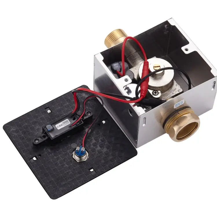 Recessed Wall in Type Flush Valve for Auto-induction Toilet with Automatic and Manual Function DC AC Automatic & Manual