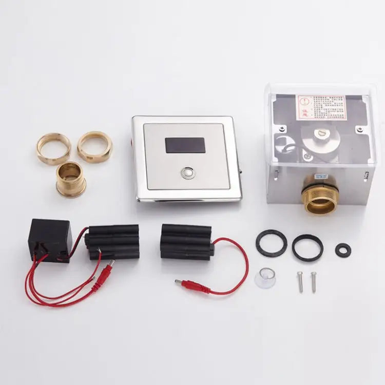 Recessed Wall in Type Flush Valve for Auto-induction Toilet with Infrared Automatic Function DC - Automatic DC
