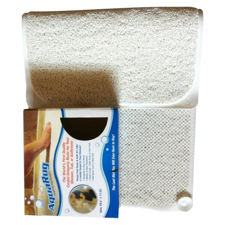 Rectangular Bathroom Bathtub Mildew Stain Resistant PVC Anti-skid Household Foot Pad Carpet Size: 70cm x 40cm (White)