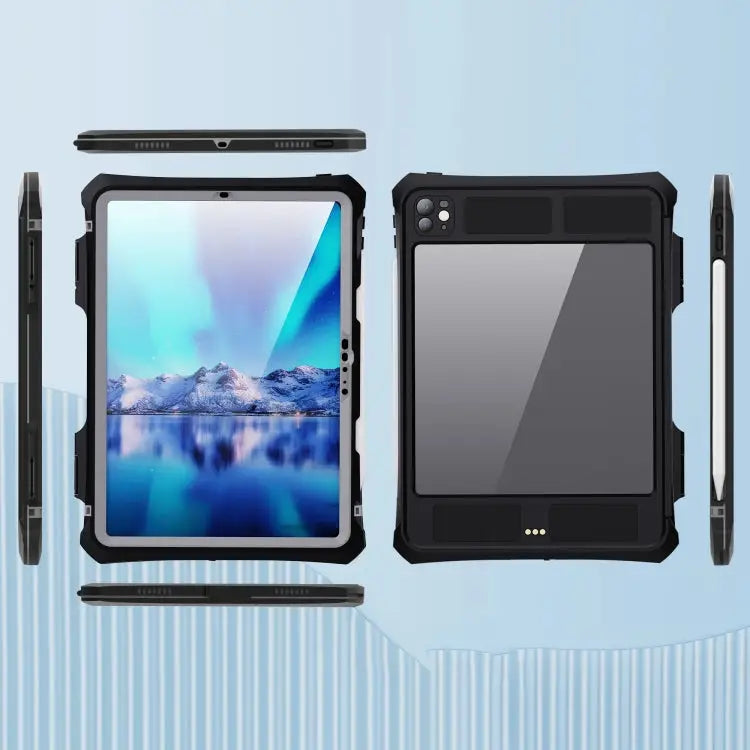 RedPepper IP68 Waterproof PC + TPU Case with Lanyard & Swivel Bracket For iPad Pro 11 2024 - For iPad Pro 11 2024