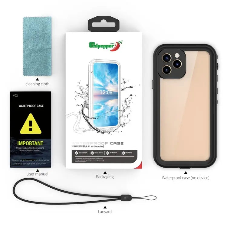 RedPepper Shockproof Scratchproof Dust-proof PC + TPU Protective Case For iPhone 12 mini For iPhone 12 Pro For iPhone