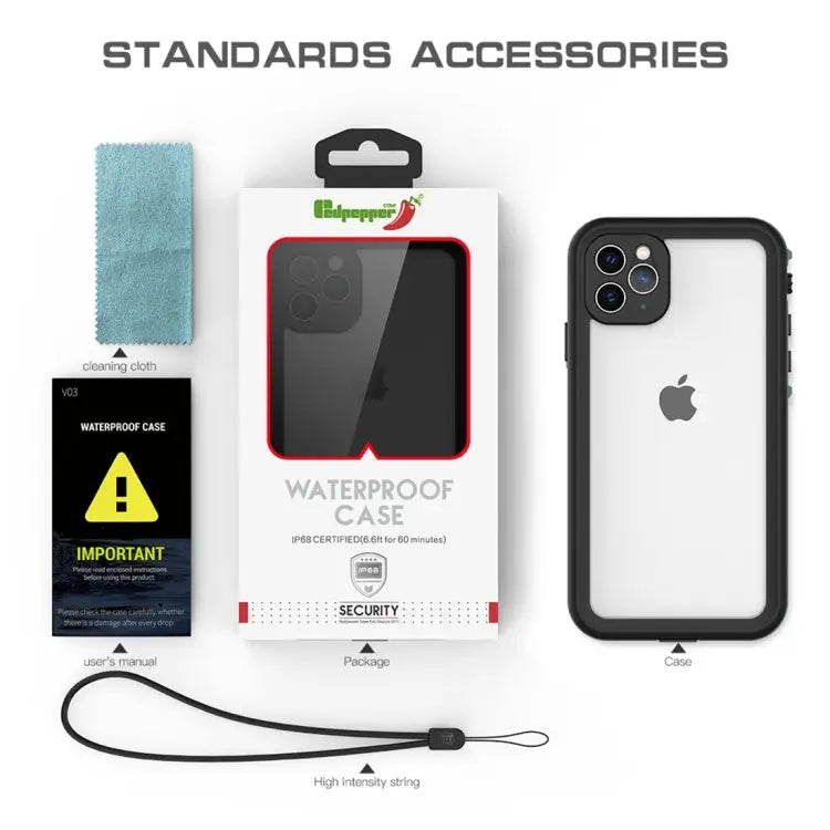 RedPepper Shockproof Waterproof PC + TPU Protective Case For iPhone 11 Pro Max For iPhone 11 Pro For iPhone 11 - Apple
