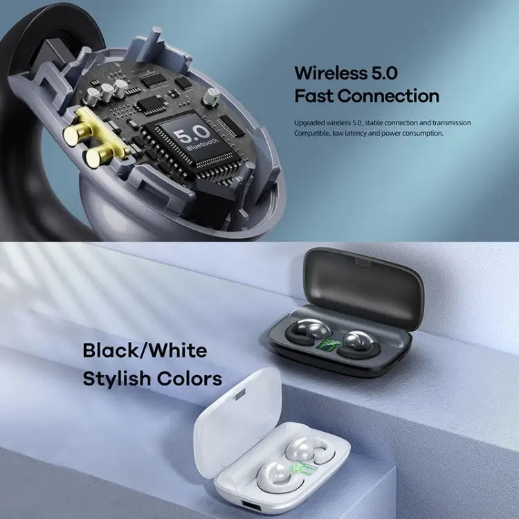 Remax Proda TWS-17 Bluetooth 5.0 Ear Clip Style True Wireless Stereo Bluetooth Earphone - White - Apple Accessories
