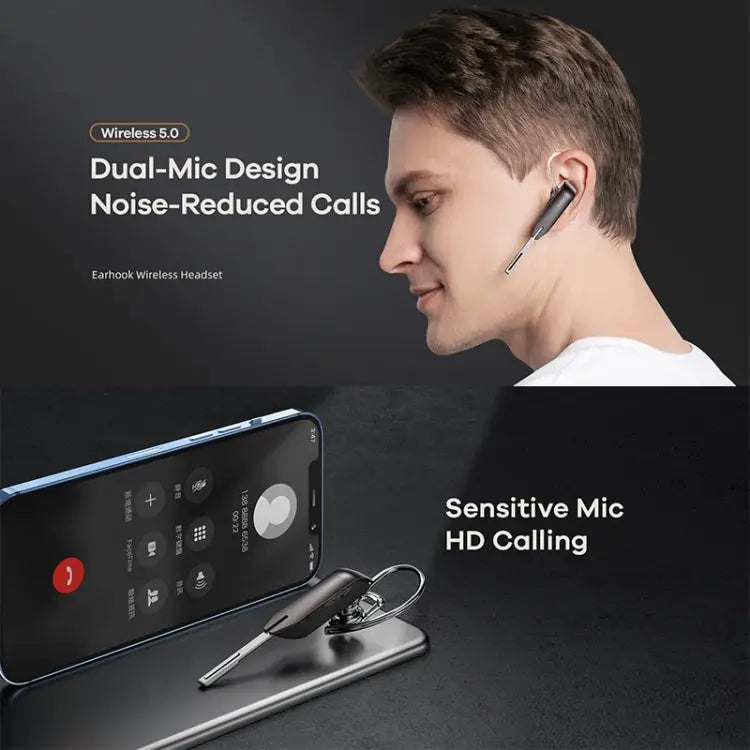 Remax RB-T38 Bluetooth 5.0 Wireless Metal Noise Reduction Bluetooth Earphone - Apple Accessories