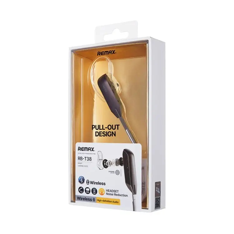 Remax RB-T38 Bluetooth 5.0 Wireless Metal Noise Reduction Bluetooth Earphone - Apple Accessories