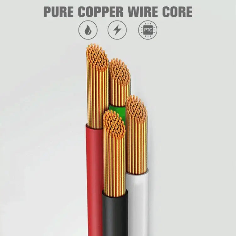 REMAX RC-094i 2m 2.4A USB to 8 Pin Aluminum Alloy Braid Fast Charging Data Cable - 8 Pin / White