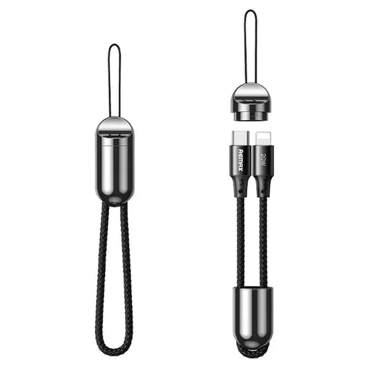 REMAX RC-140i Thor Series PD 20W USB-C / Type-C to 8 Pin Portable Lanyard Data Cable Cable Length: 1.2m - USB-C