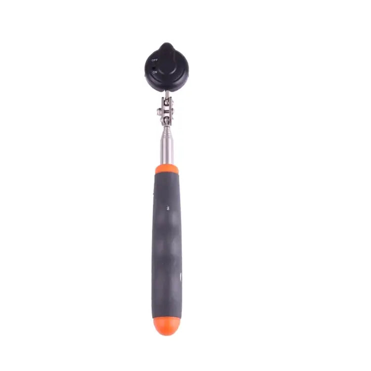 Retractable Vehicle Car Chassis Telescoping Inspection Mirror with 1 PCS 3mm LED Light Mirror Diameter: 32mm Max