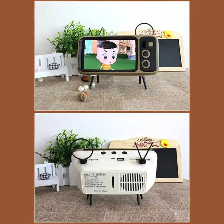 Retro Desktop Lazy Live TV Phone Holder for 4.7~6.2 inch Display Mobile Phone Only Holder