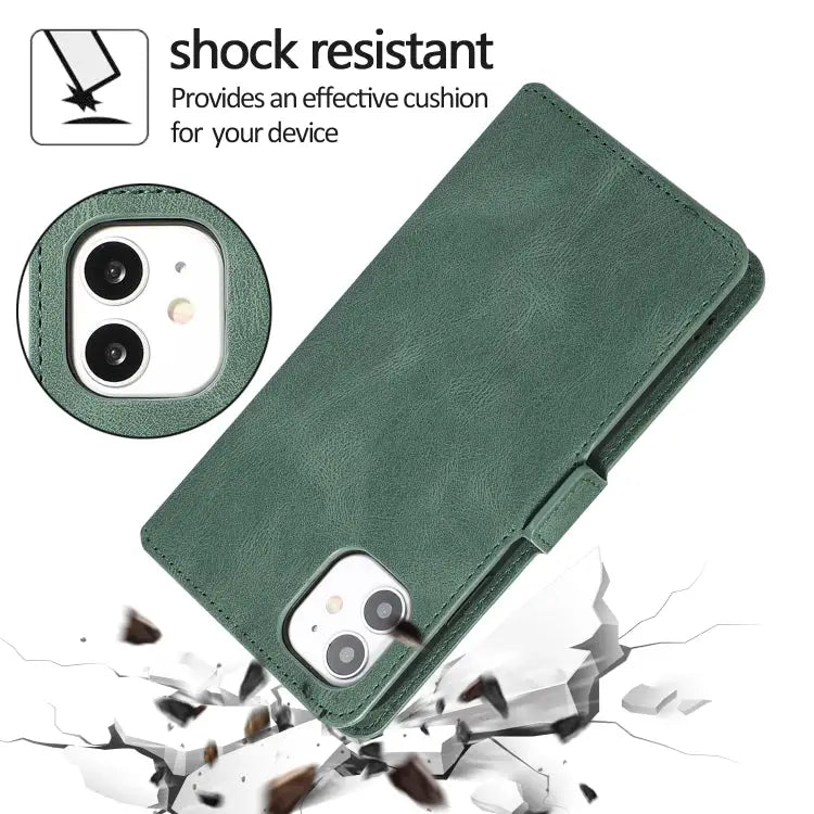 Retro Magnetic Closing Clasp Horizontal Flip Leather Case with Holder & Card Slots & Photo Frame & Wallet For iPhone 11