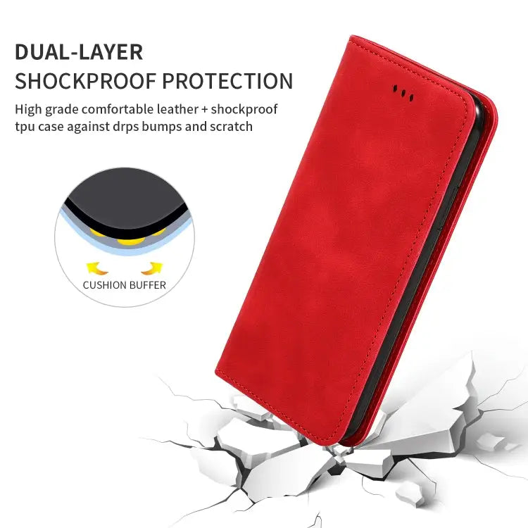 Retro Skin Feel Business Magnetic Horizontal Flip Leather Case for iPhone XIR 2019 For iPhone 11 - Apple Accessories