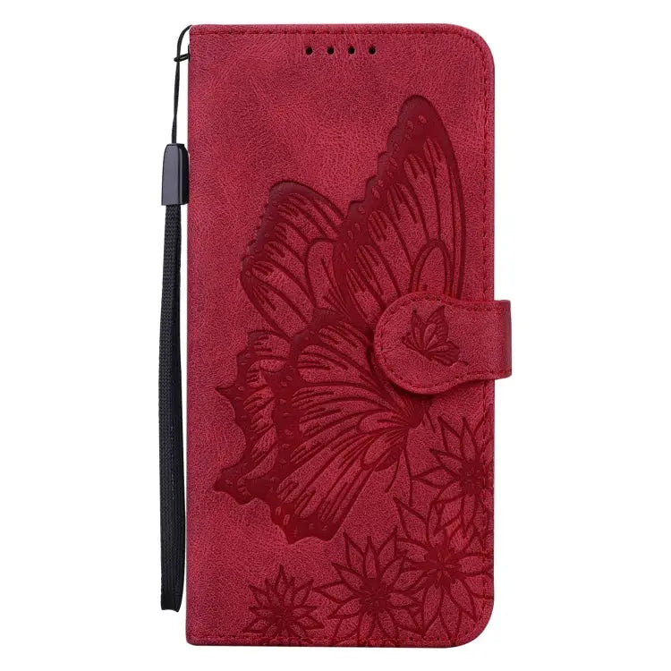 Retro Skin Feel Butterflies Embossing Horizontal Flip Leather Case with Holder & Card Slots & Wallet For iPhone 13 mini
