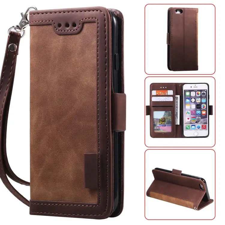 Retro Splicing Horizontal Flip Leather Case with Card Slots & Holder & Wallet For Vivo V17 / V19 For Huawei P30 Lite