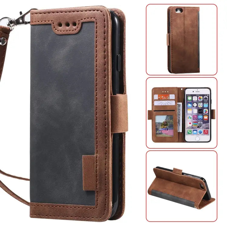 Retro Splicing Horizontal Flip Leather Case with Card Slots & Holder & Wallet For Vivo V17 / V19 For Huawei P30 Lite