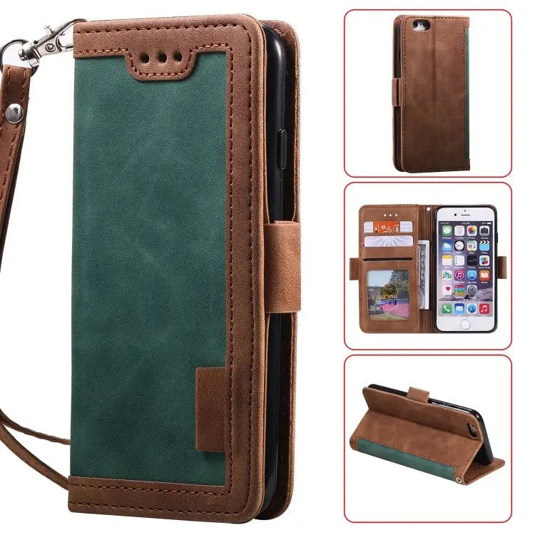 Retro Splicing Horizontal Flip Leather Case with Card Slots & Holder & Wallet For Vivo V17 / V19 For Huawei P30 Lite