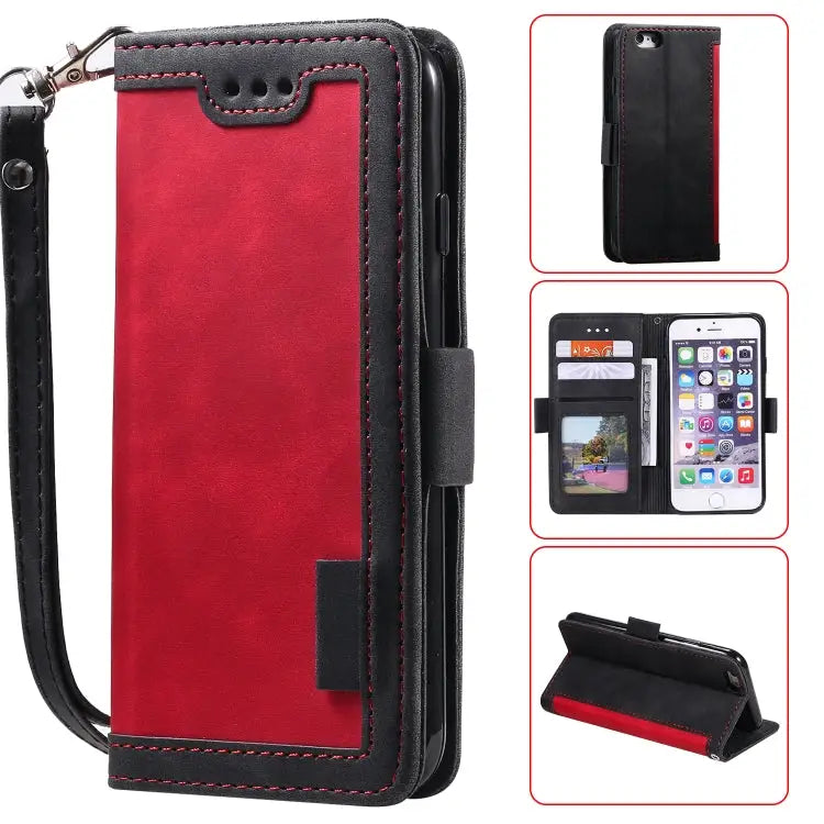 Retro Splicing Horizontal Flip Leather Case with Card Slots & Holder & Wallet For Vivo V17 / V19 For Huawei P30 Lite
