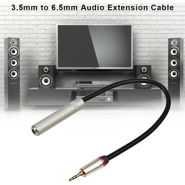 REXLIS TC128MF 3.5mm Male to 6.5mm Female Audio Adapter Cable Length: 60cm