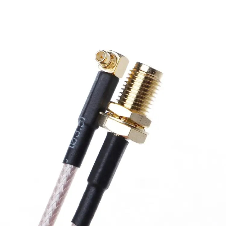 RG316 SMA Female to MMCX Right Angle Male Braid Cable Length:15cm