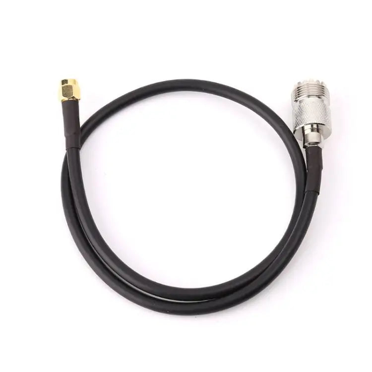 RG58 UHF Female to SMA Male Connecting Cable Length: 50cm Length: 50cm - Length: 50cm