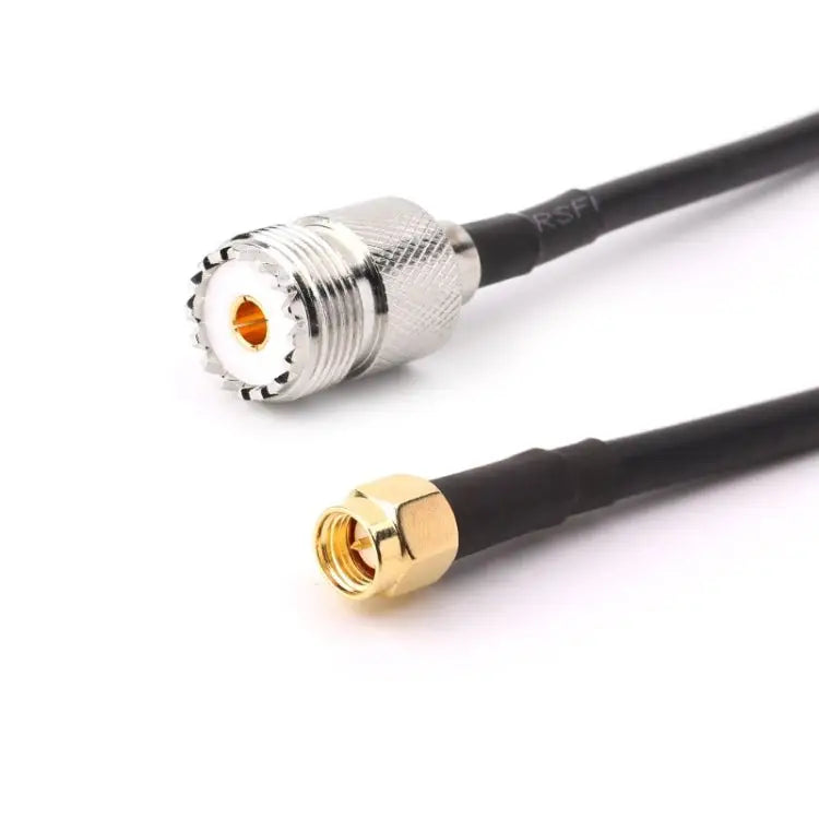 RG58 UHF Female to SMA Male Connecting Cable Length: 50cm Length: 50cm - Length: 50cm