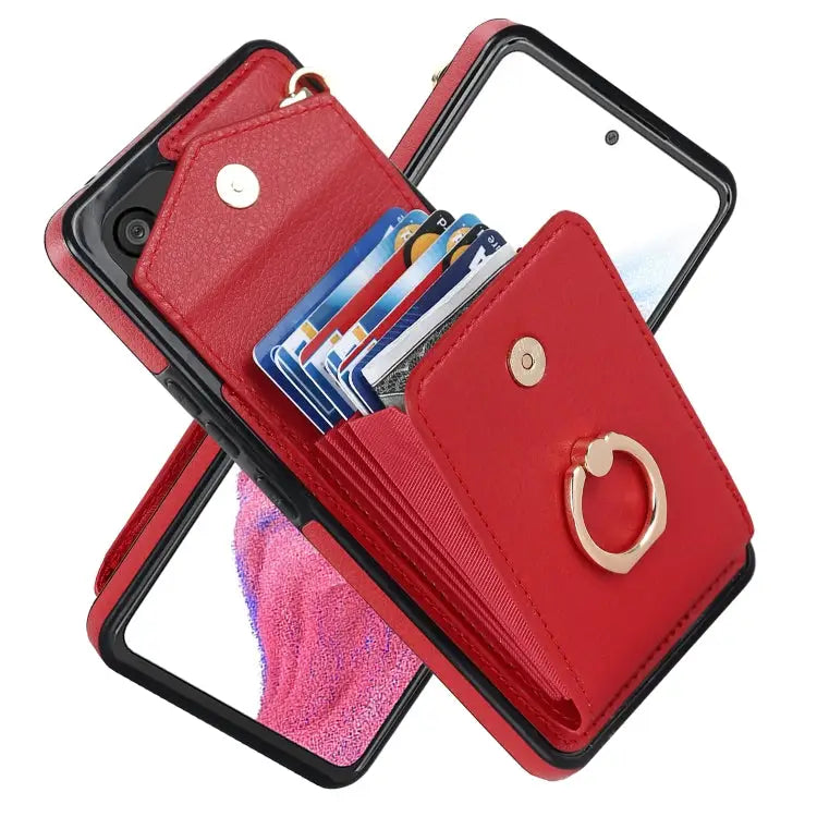 Ring Holder RFID Card Slot Phone Case For Samsung Galaxy A53 5G For Samsung Galaxy A71 5G For Samsung Galaxy S20