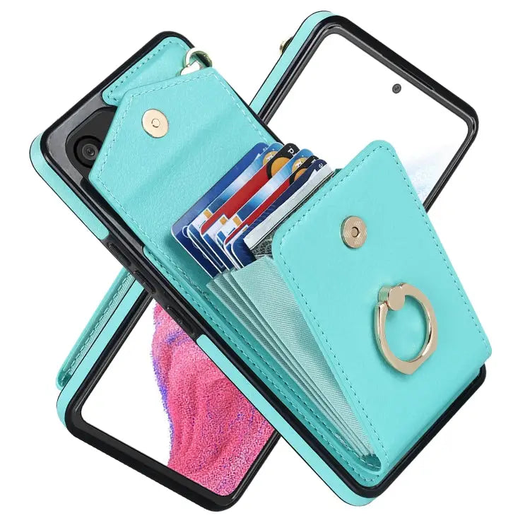Ring Holder RFID Card Slot Phone Case For Samsung Galaxy A53 5G For Samsung Galaxy A71 5G For Samsung Galaxy S20