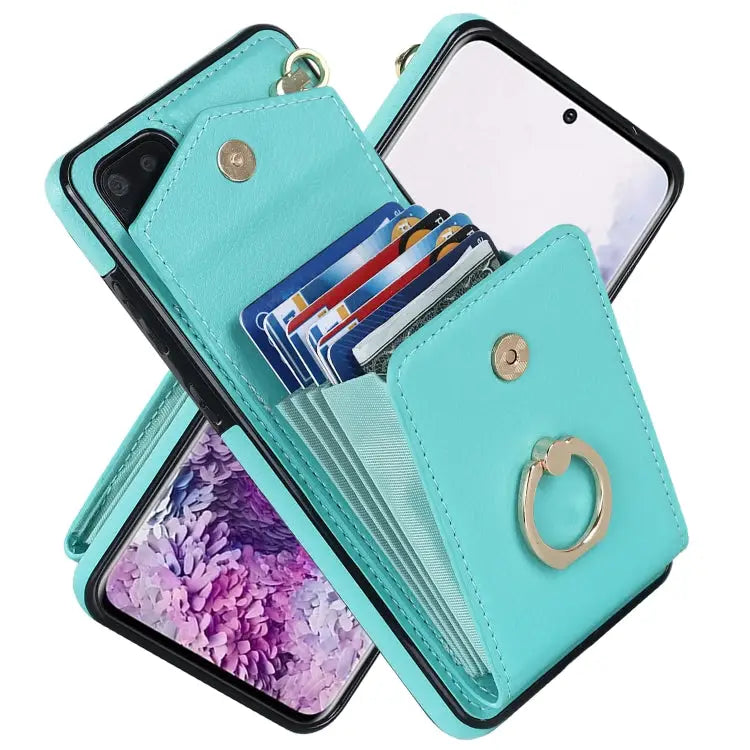 Ring Holder RFID Card Slot Phone Case For Samsung Galaxy A53 5G For Samsung Galaxy A71 5G For Samsung Galaxy S20