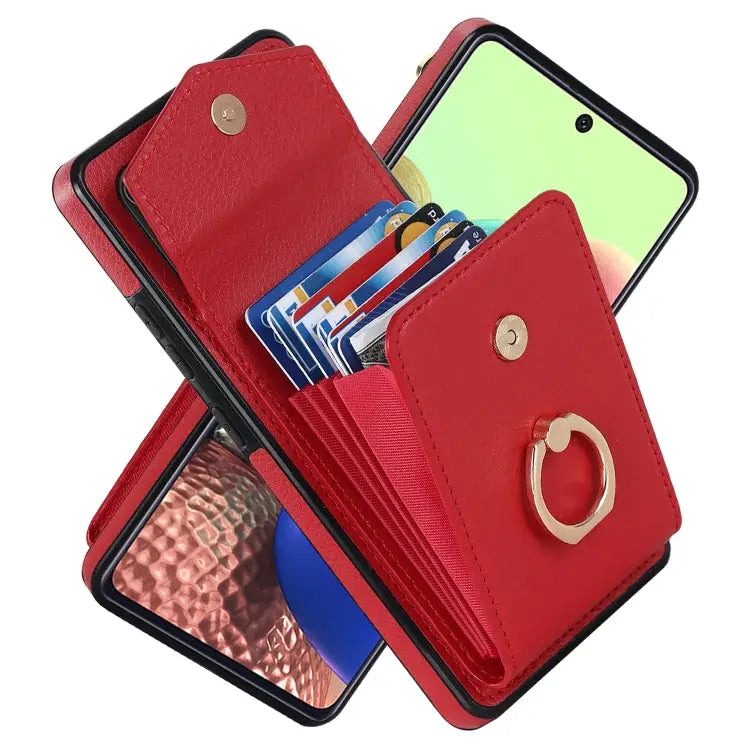 Ring Holder RFID Card Slot Phone Case For Samsung Galaxy A53 5G For Samsung Galaxy A71 5G For Samsung Galaxy S20