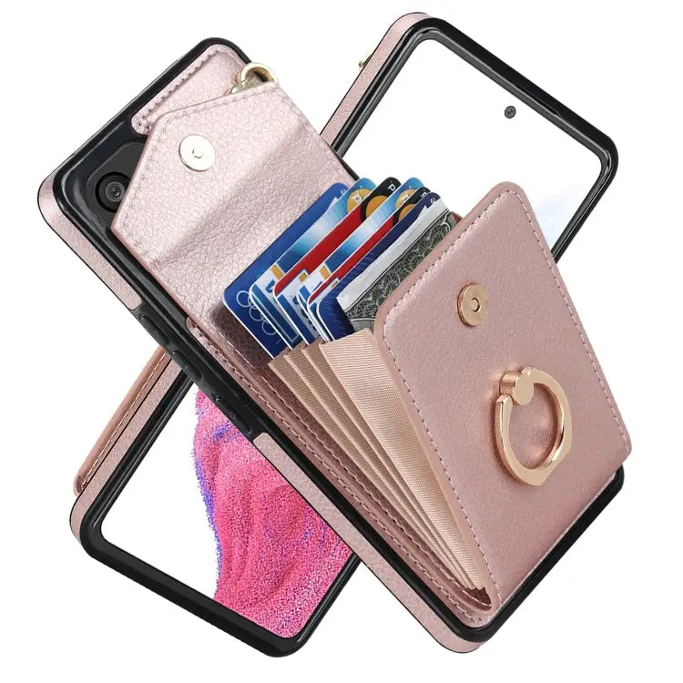Ring Holder RFID Card Slot Phone Case For Samsung Galaxy A53 5G For Samsung Galaxy A71 5G For Samsung Galaxy S20