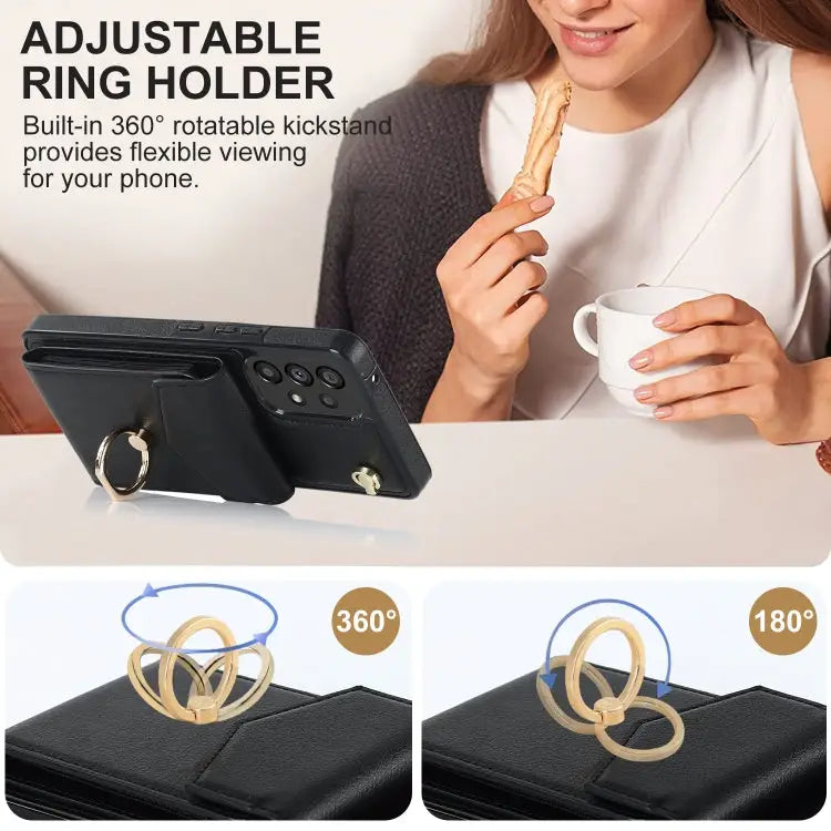Ring Holder RFID Card Slot Phone Case For Samsung Galaxy A53 5G For Samsung Galaxy A71 5G For Samsung Galaxy S20