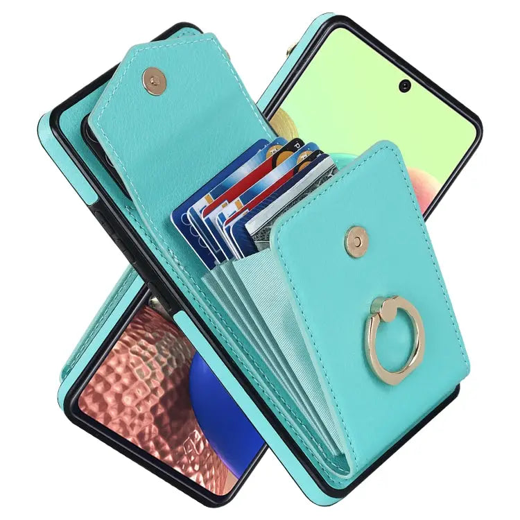 Ring Holder RFID Card Slot Phone Case For Samsung Galaxy A53 5G For Samsung Galaxy A71 5G For Samsung Galaxy S20