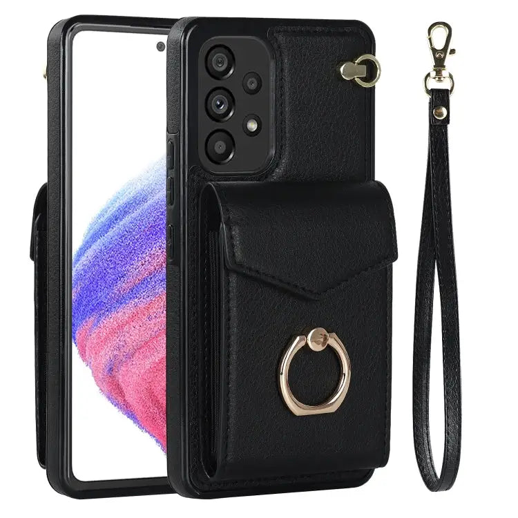 Ring Holder RFID Card Slot Phone Case For Samsung Galaxy A53 5G For Samsung Galaxy A71 5G For Samsung Galaxy S20