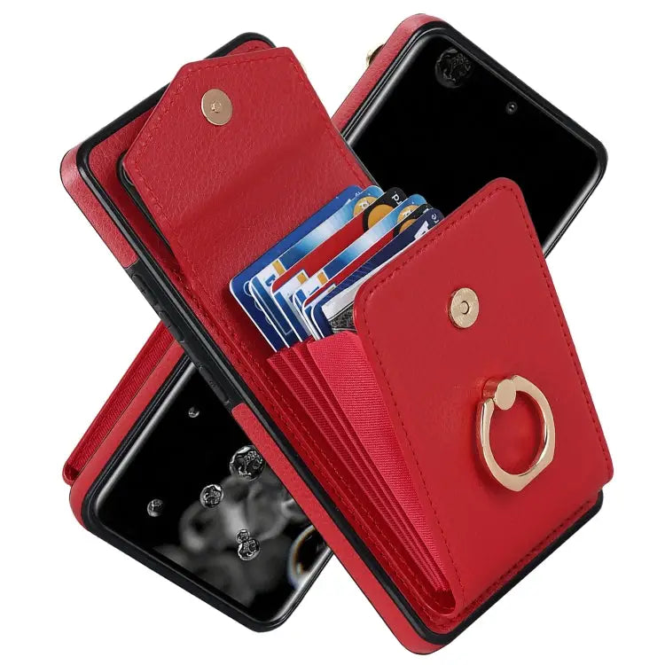 Ring Holder RFID Card Slot Phone Case For Samsung Galaxy A53 5G For Samsung Galaxy A71 5G For Samsung Galaxy S20