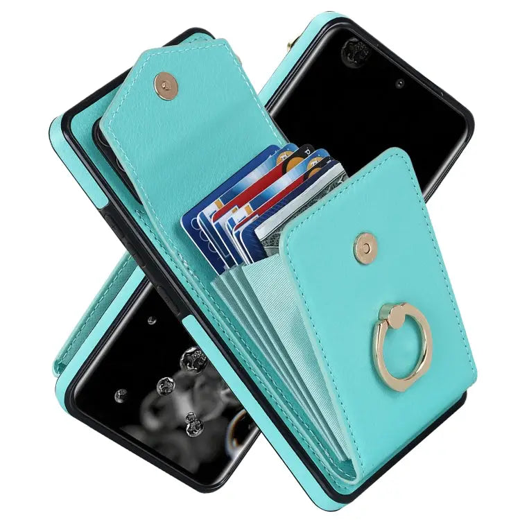 Ring Holder RFID Card Slot Phone Case For Samsung Galaxy A53 5G For Samsung Galaxy A71 5G For Samsung Galaxy S20