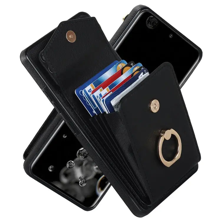 Ring Holder RFID Card Slot Phone Case For Samsung Galaxy A53 5G For Samsung Galaxy A71 5G For Samsung Galaxy S20